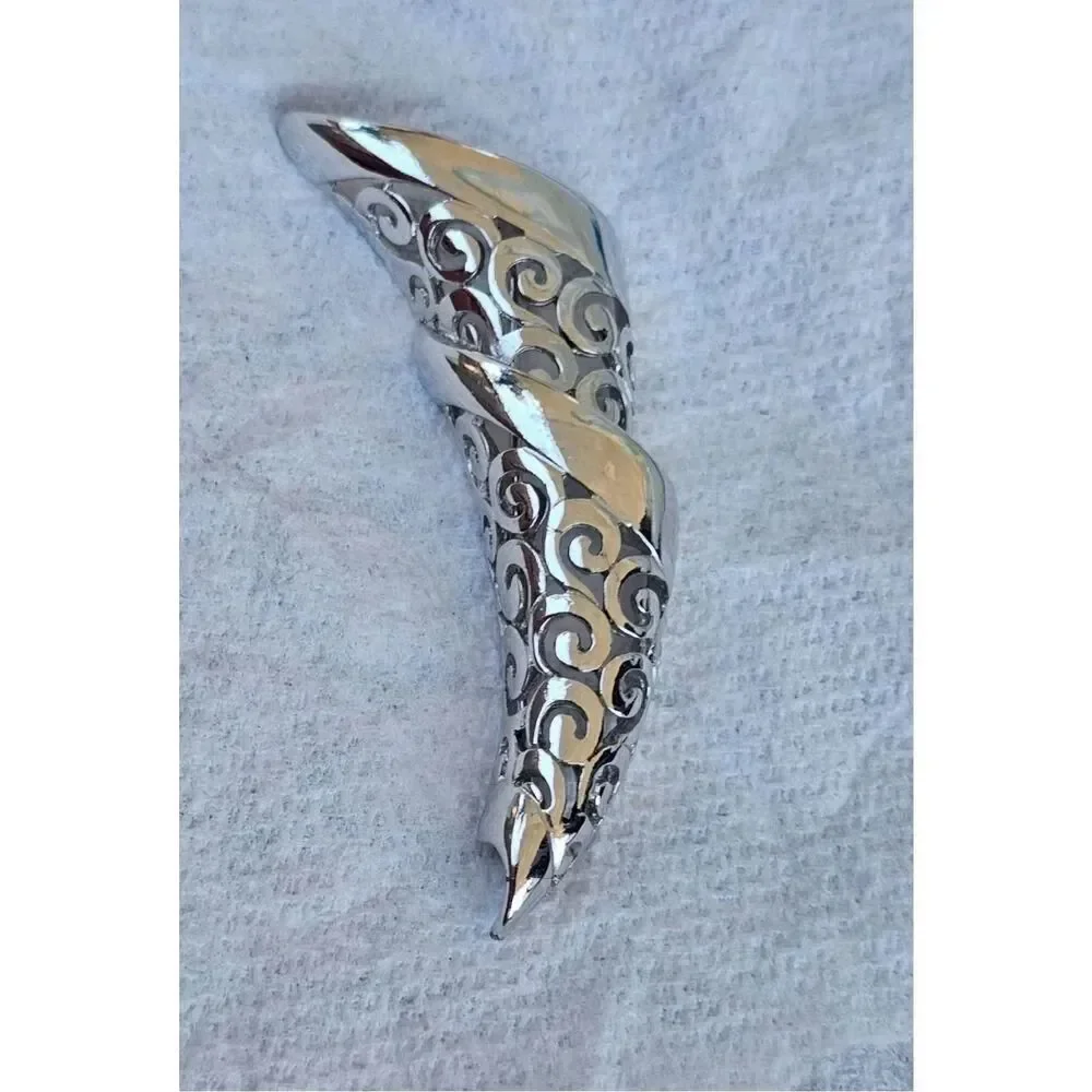 Givenchy silver swirl
